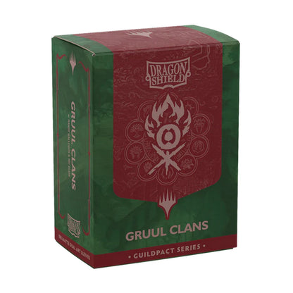 Dragon Shield: Guildpact Series - Matte Dual Art Standard Sleeves 100ct (Gruul Clans)