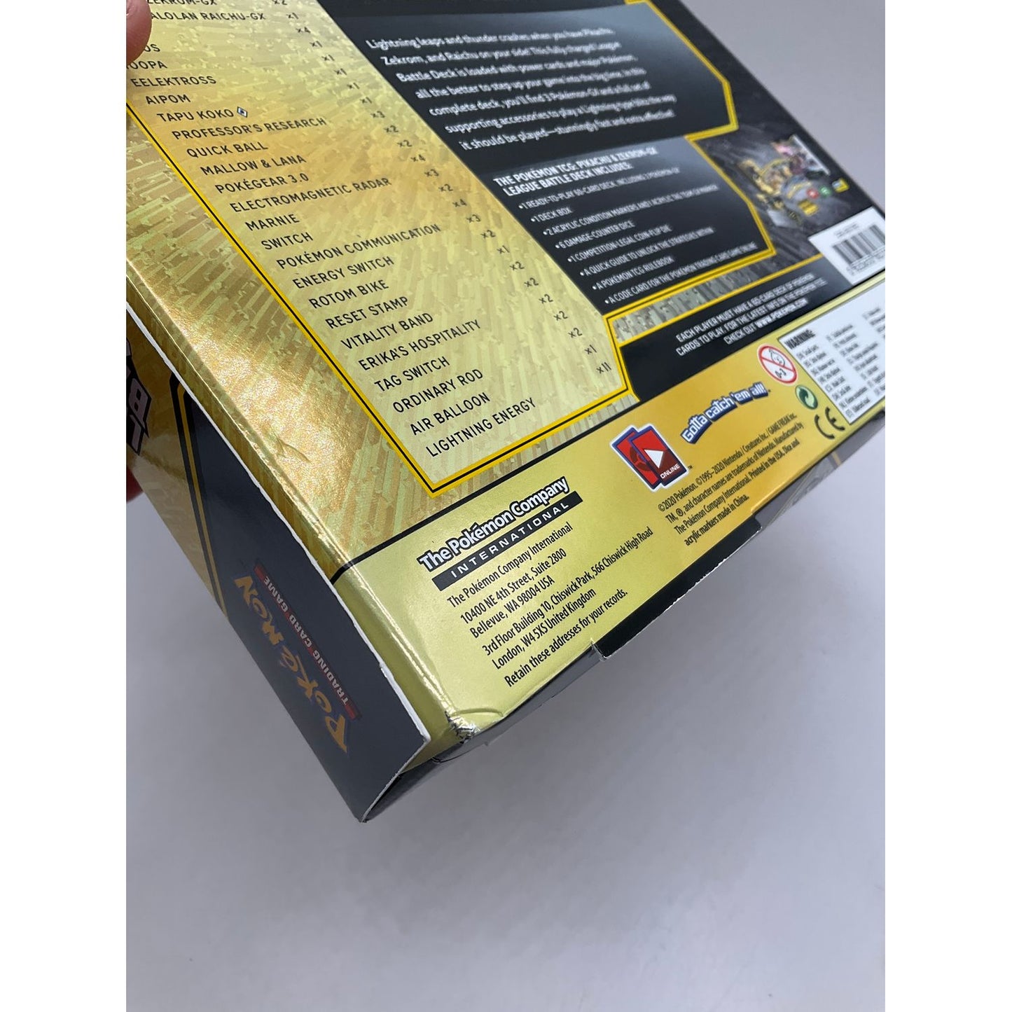 Pokemon: Pikachu & Zekrom GX League Battle Deck #2 *See Pictures for Details*