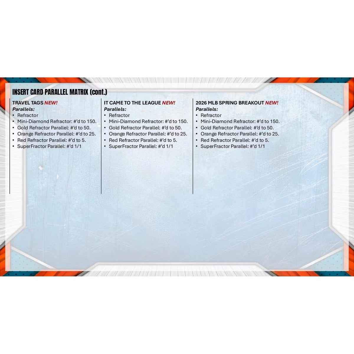 2026 Topps Bowman Chrome Baseball Hobby Box