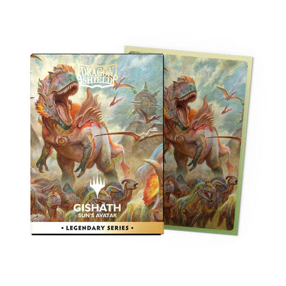 Dragon Shield: Legendary Series - 100ct Matte Dual Art Standard Sleeves (Gishath, Sun's Avatar)