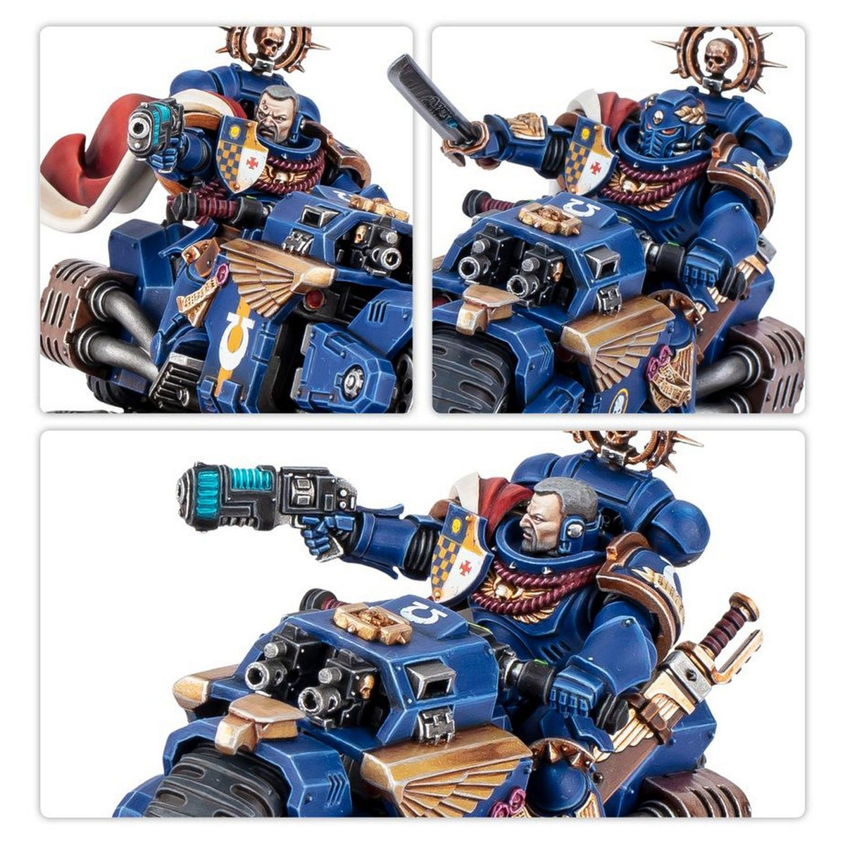 Warhammer 40K: Space Marines - Captain on Bike