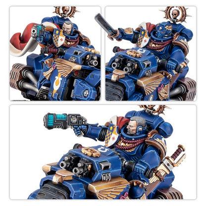Warhammer 40K: Space Marines - Captain on Bike