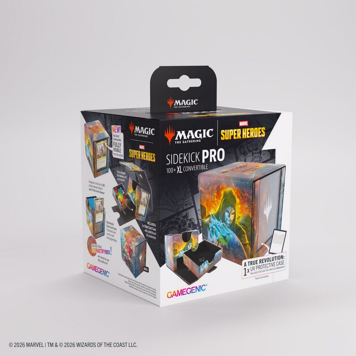 Gamegenic: Magic the Gathering | Marvel Super Heroes Sidekick PRO 100+ XL (Doom Reigns Supreme/Loki Laufeyson)