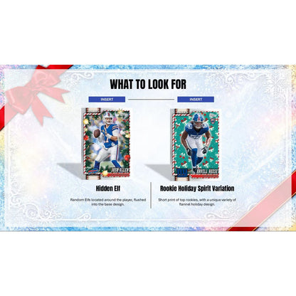 2026 Topps Holiday Football Mega Box