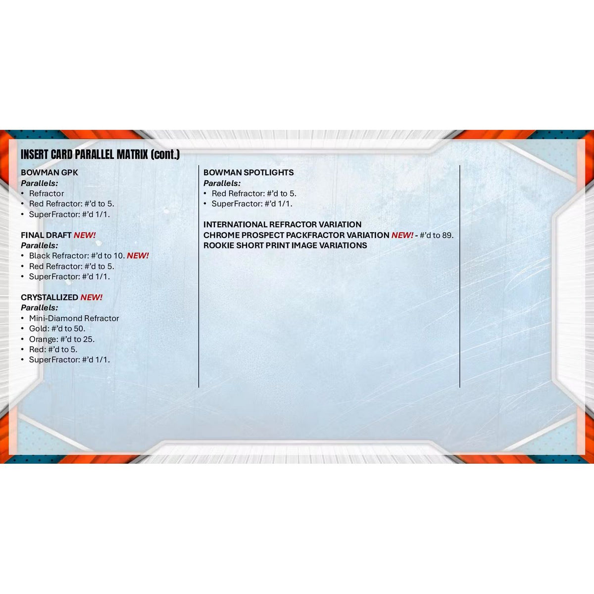 2026 Topps Bowman Chrome Baseball Mega Box