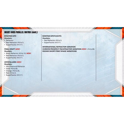 2026 Topps Bowman Chrome Baseball Breaker's Delight Box