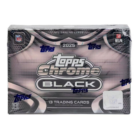 2025 Topps Chrome Black Football Hobby Box