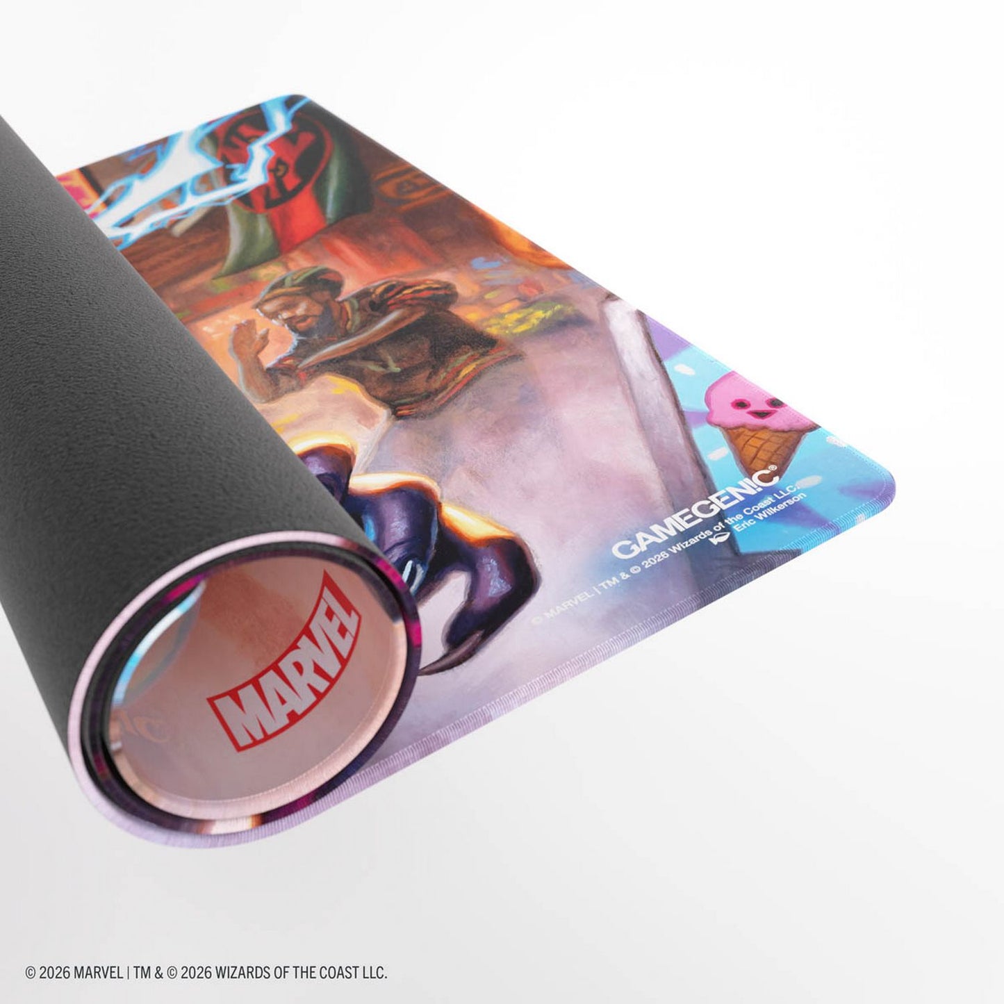 Gamegenic: Magic the Gathering | Marvel Super Heroes Shiny Playmat (Striking Black Panther)