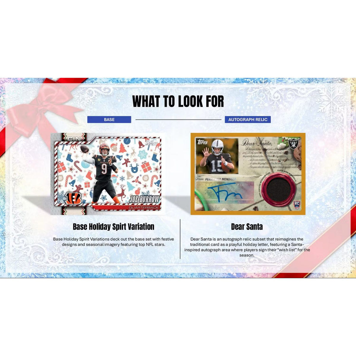 2026 Topps Holiday Football Mega Box