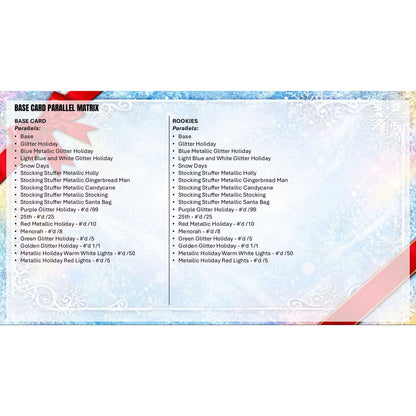 2026 Topps Holiday Football Mega Box