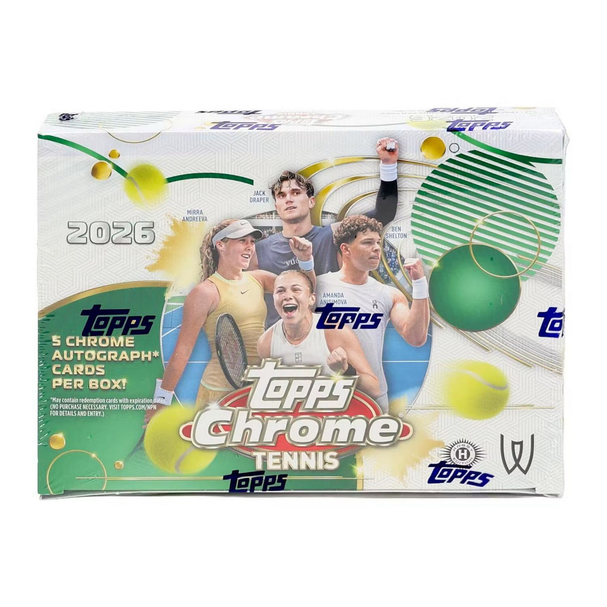 2026 Topps Chrome Tennis Delight Box
