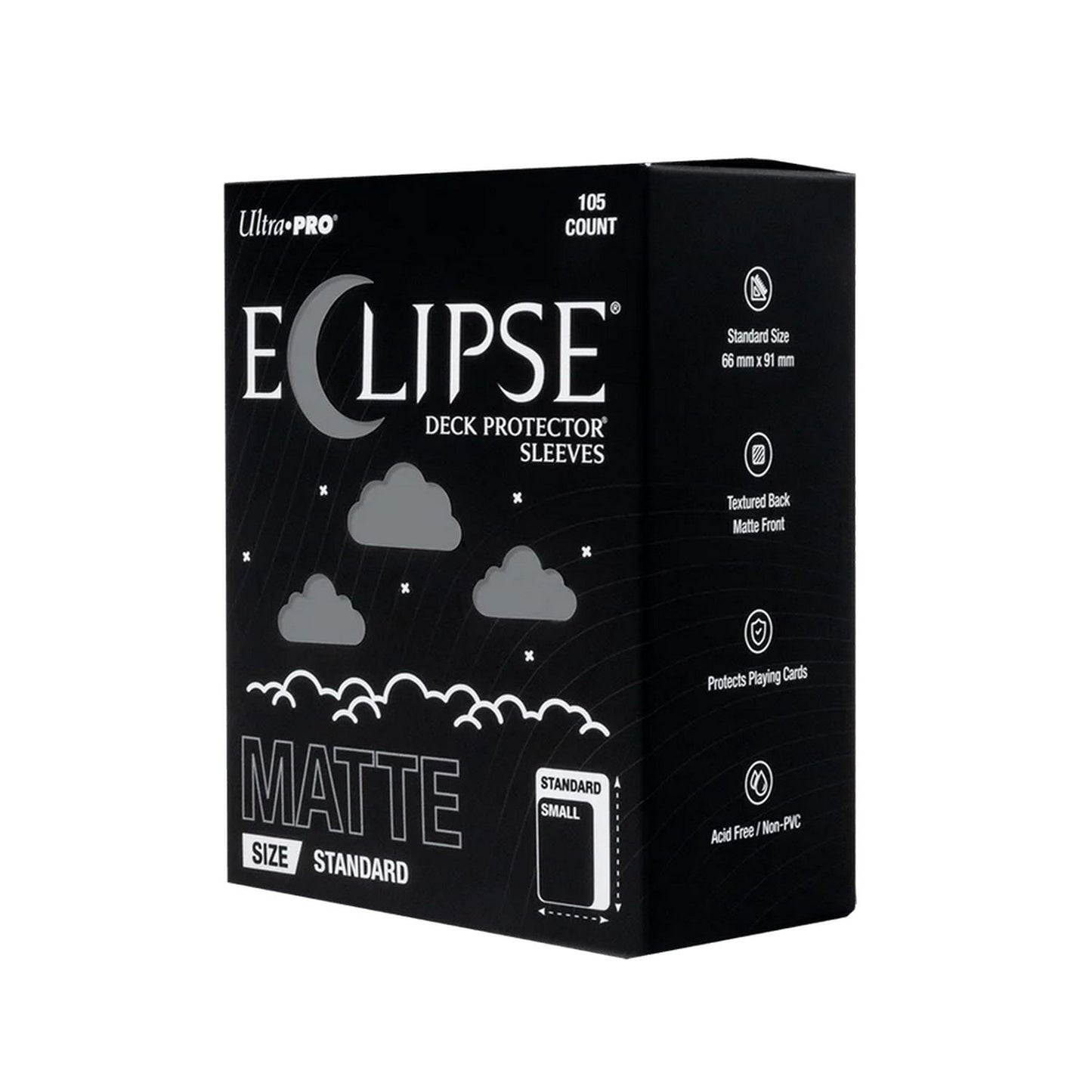 Ultra Pro: Eclipse Standard-Size Matte Sleeves 105ct (Smoke Grey)