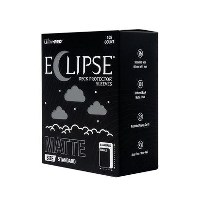 Ultra Pro: Eclipse Standard-Size Matte Sleeves 105ct (Smoke Grey)