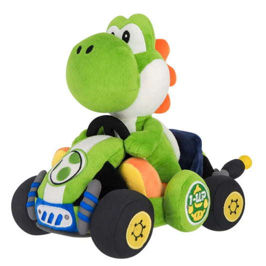 Little Buddy: Super Mario - Mario Kart World - Yoshi Plush, 9"