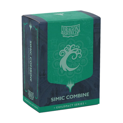 Dragon Shield: Guildpact Series - Matte Dual Art Standard Sleeves 100ct (Simic Combine)