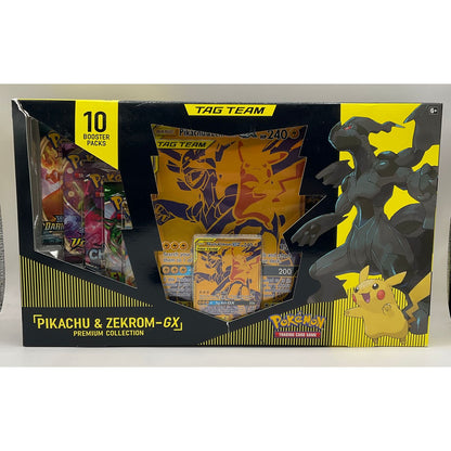 Pokemon: Pikachu & Zekrom GX Premium Collection #2 *See Pictures for Condition*