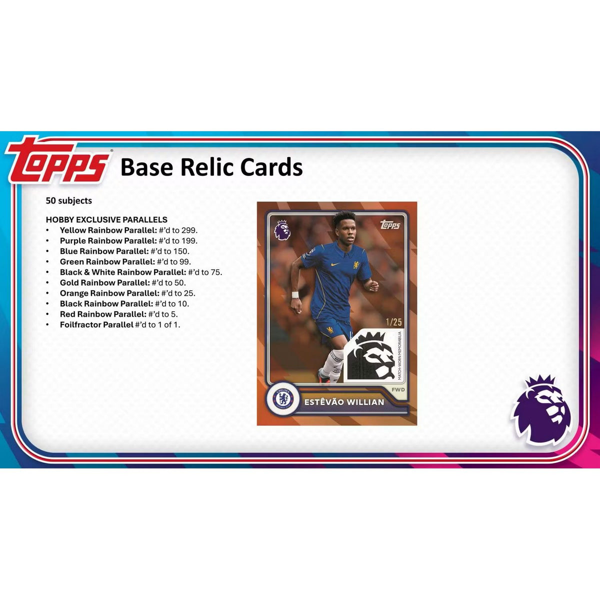 2026-27 Topps Premier League EPL Soccer Hobby Box