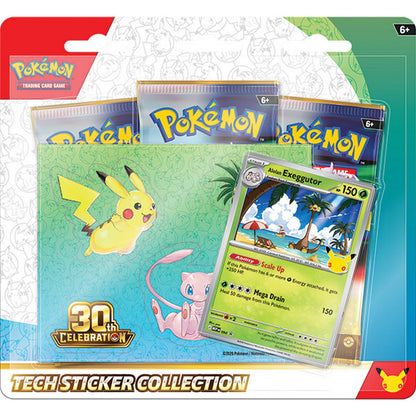 Pokemon: 30th Celebration Tech Sticker Collection (Random) *Expected Release Date 09-16-2026*