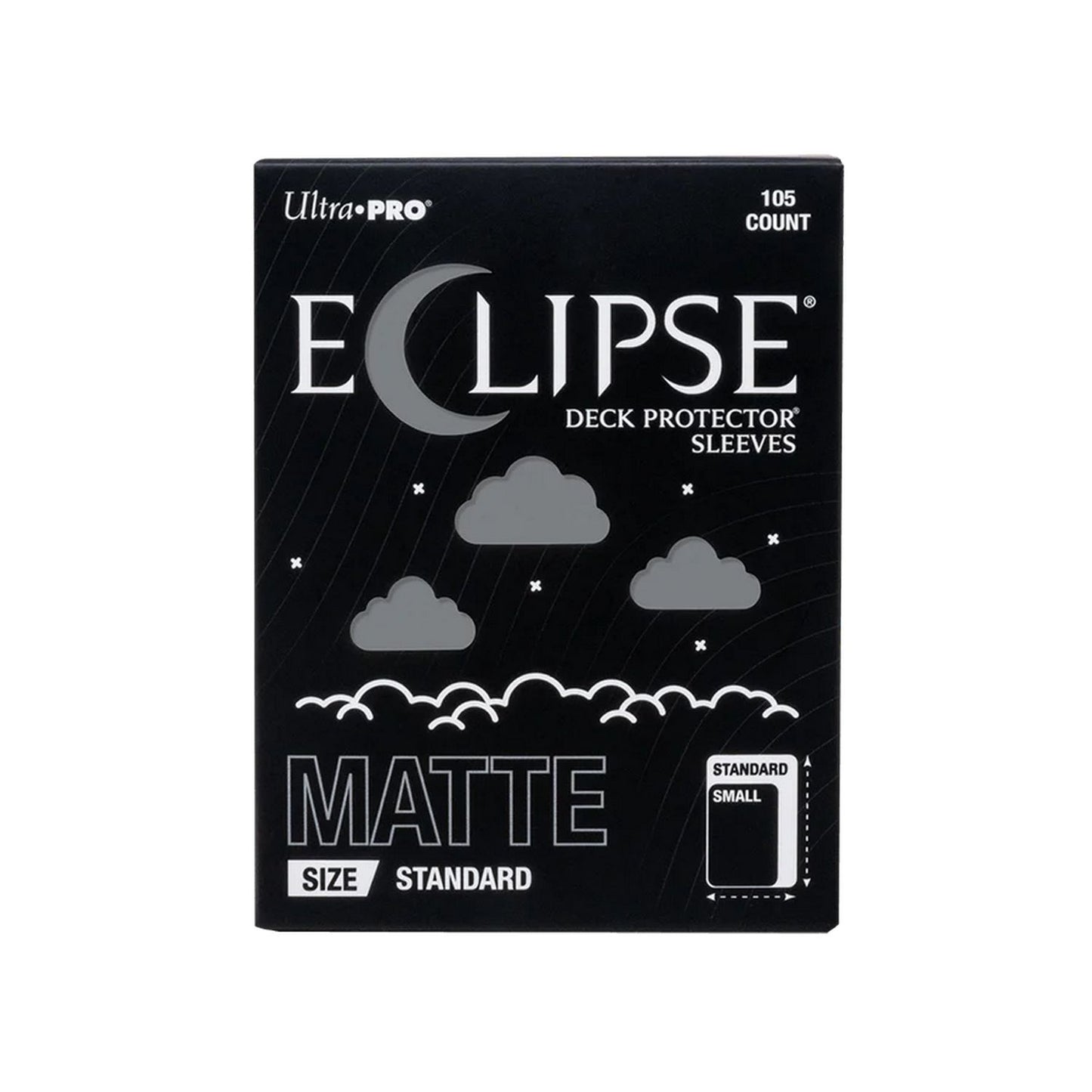 Ultra Pro: Eclipse Standard-Size Matte Sleeves 105ct (Smoke Grey)