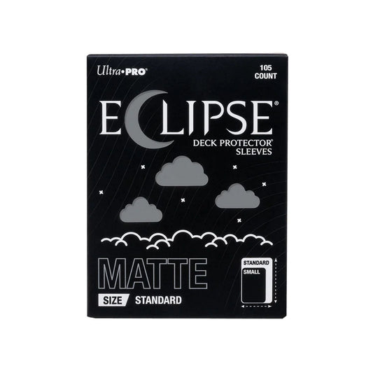 Ultra Pro: Eclipse Standard-Size Matte Sleeves 105ct (Smoke Grey)