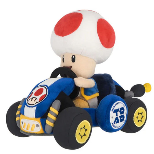 Little Buddy: Super Mario - Mario Kart World - Toad Plush, 9"