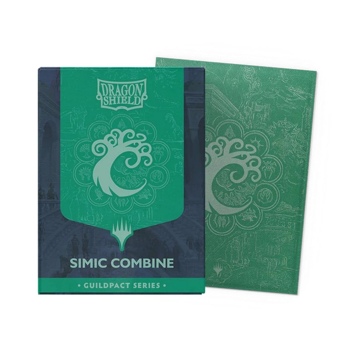 Dragon Shield: Guildpact Series - Matte Dual Art Standard Sleeves 100ct (Simic Combine)