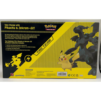Pokemon: Pikachu & Zekrom GX Premium Collection #2 *See Pictures for Condition*