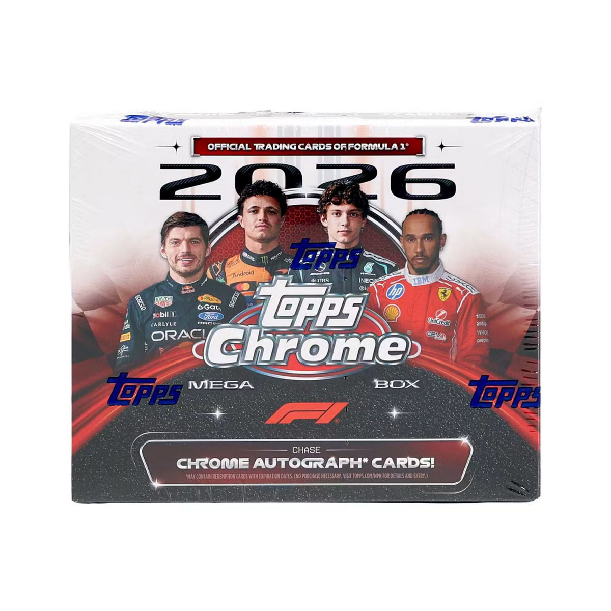2026 Topps Chrome F1 Formula 1 Mega Box