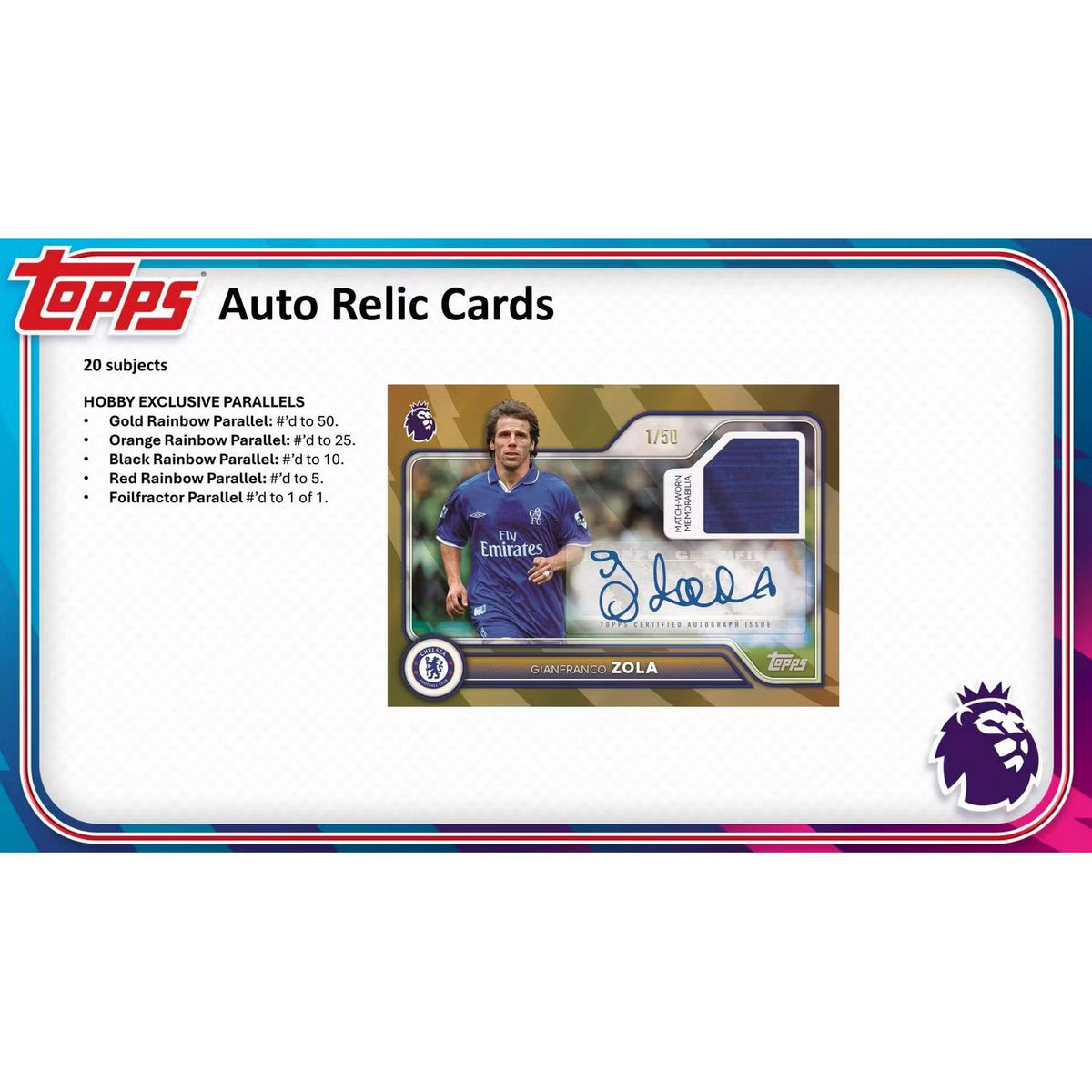 2026-27 Topps Premier League EPL Soccer Hobby Box