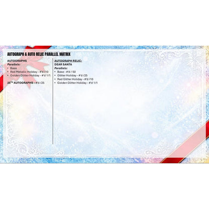 2026 Topps Holiday Football Mega Box