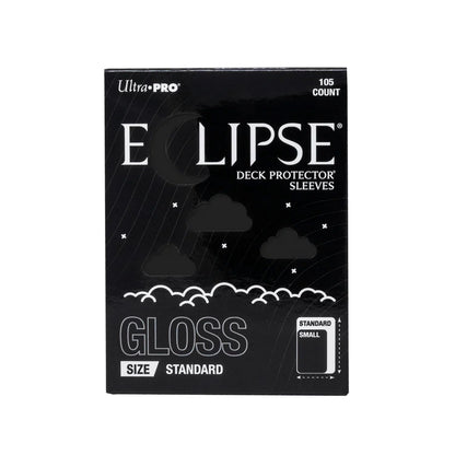 Ultra Pro: Eclipse Standard-Size Gloss Sleeves 105ct (Jet Black)