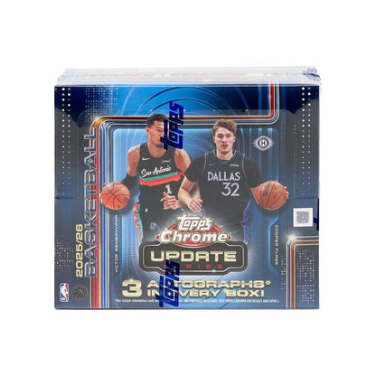 2025-26 Topps Chrome Update Series Basketball Jumbo Box