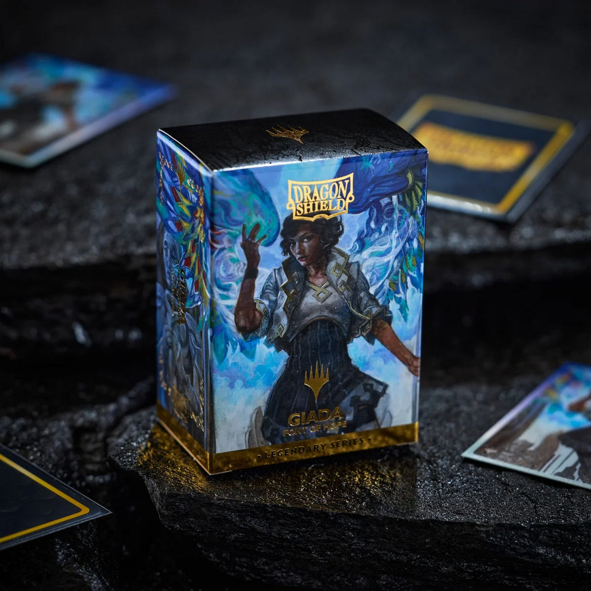 Dragon Shield: Legendary Series - 100ct Matte Dual Art Standard Sleeves (Giada, Font of Hope)