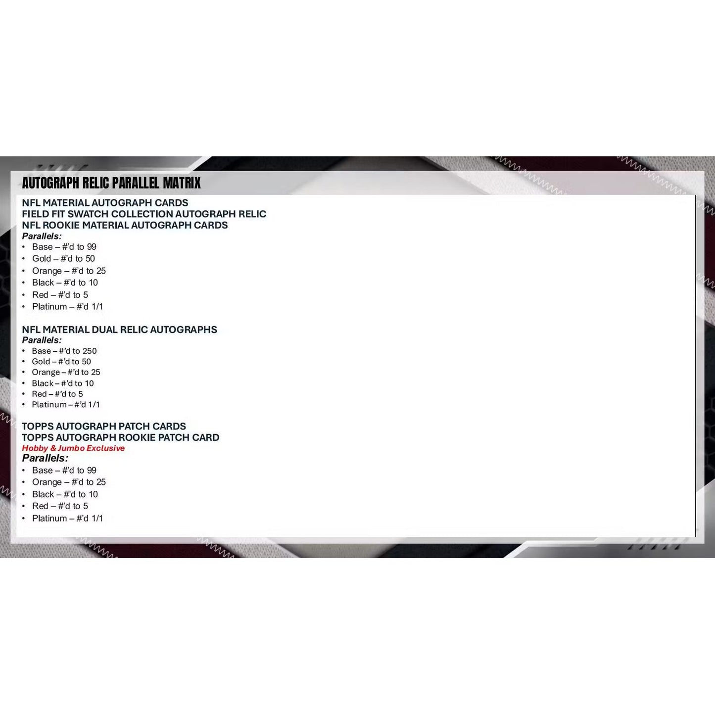 2026 Topps Flagship Football Jumbo Box