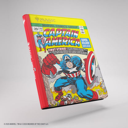Gamegenic: Magic the Gathering | Marvel Super Heroes Zip-Up Album 18-Pocket (Captain America/Black Panther)