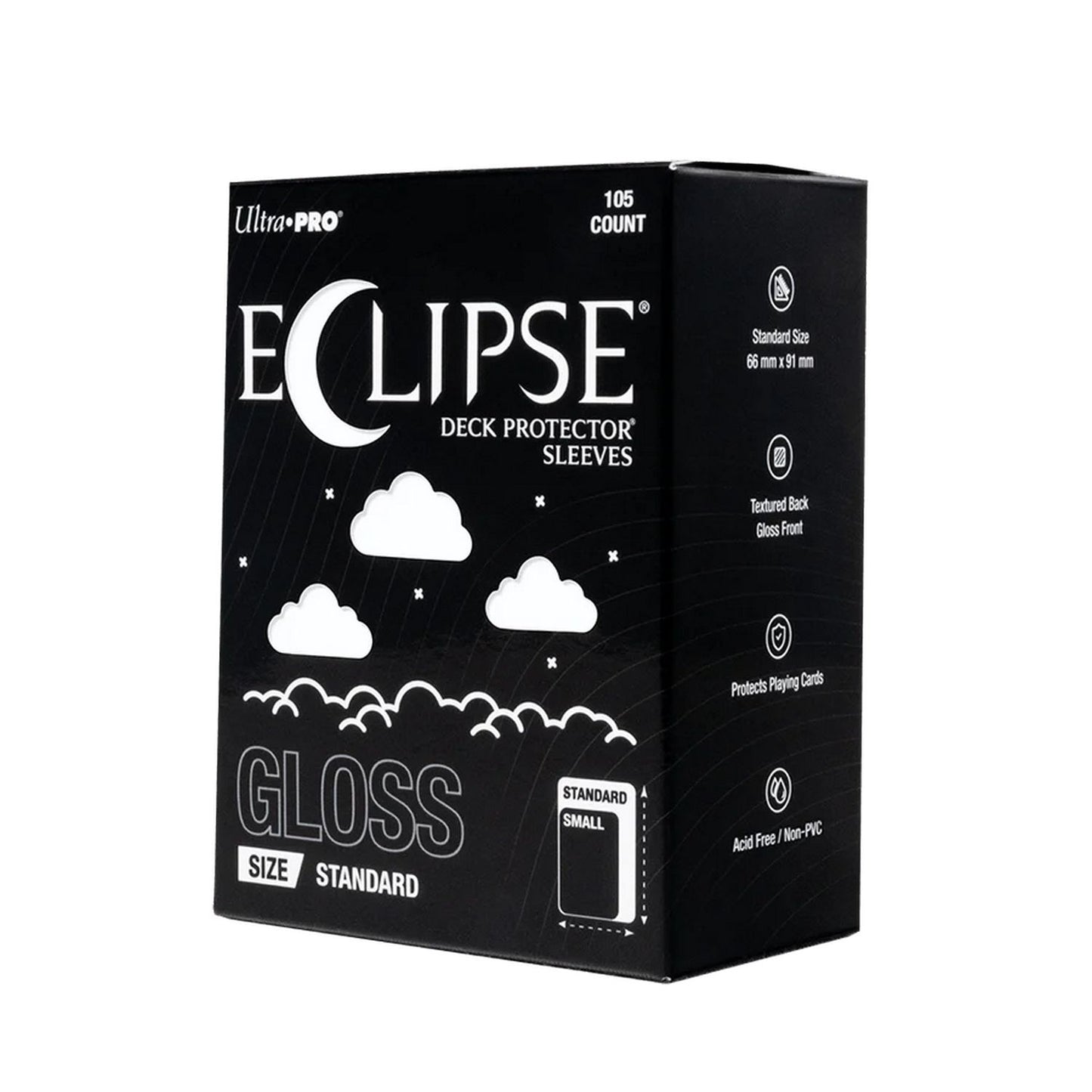 Ultra Pro: Eclipse Standard-Size Gloss Sleeves 105ct (Arctic White)