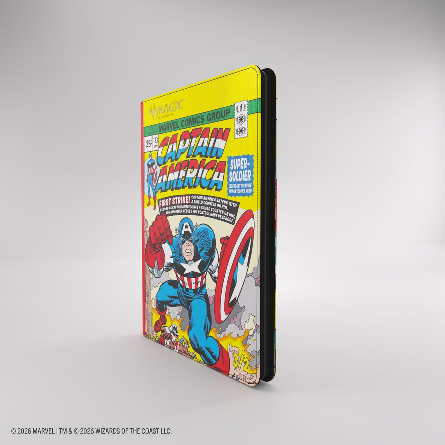Gamegenic: Magic the Gathering | Marvel Super Heroes Zip-Up Album 18-Pocket (Captain America/Black Panther)