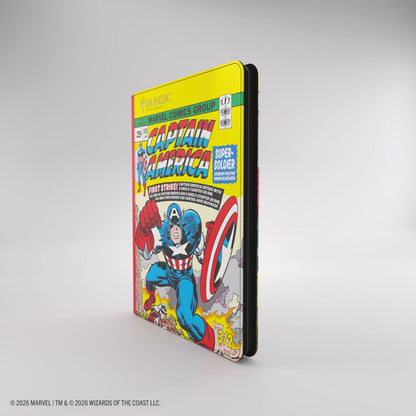 Gamegenic: Magic the Gathering | Marvel Super Heroes Zip-Up Album 18-Pocket (Captain America/Black Panther)