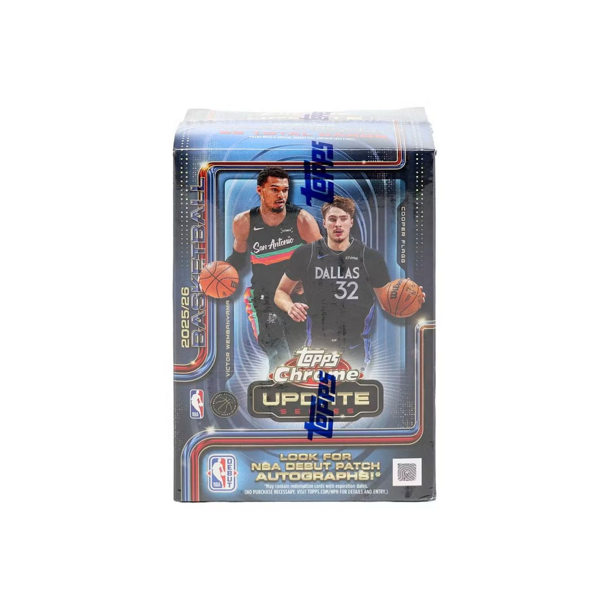 2025-26 Topps Chrome Update Series Basketball Blaster Box