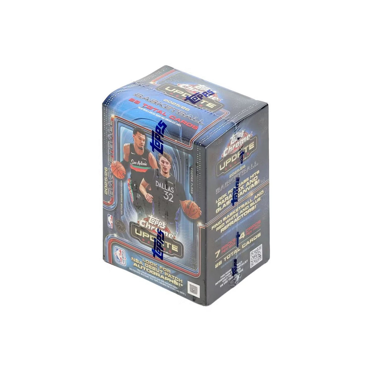 2025-26 Topps Chrome Update Series Basketball Blaster Box