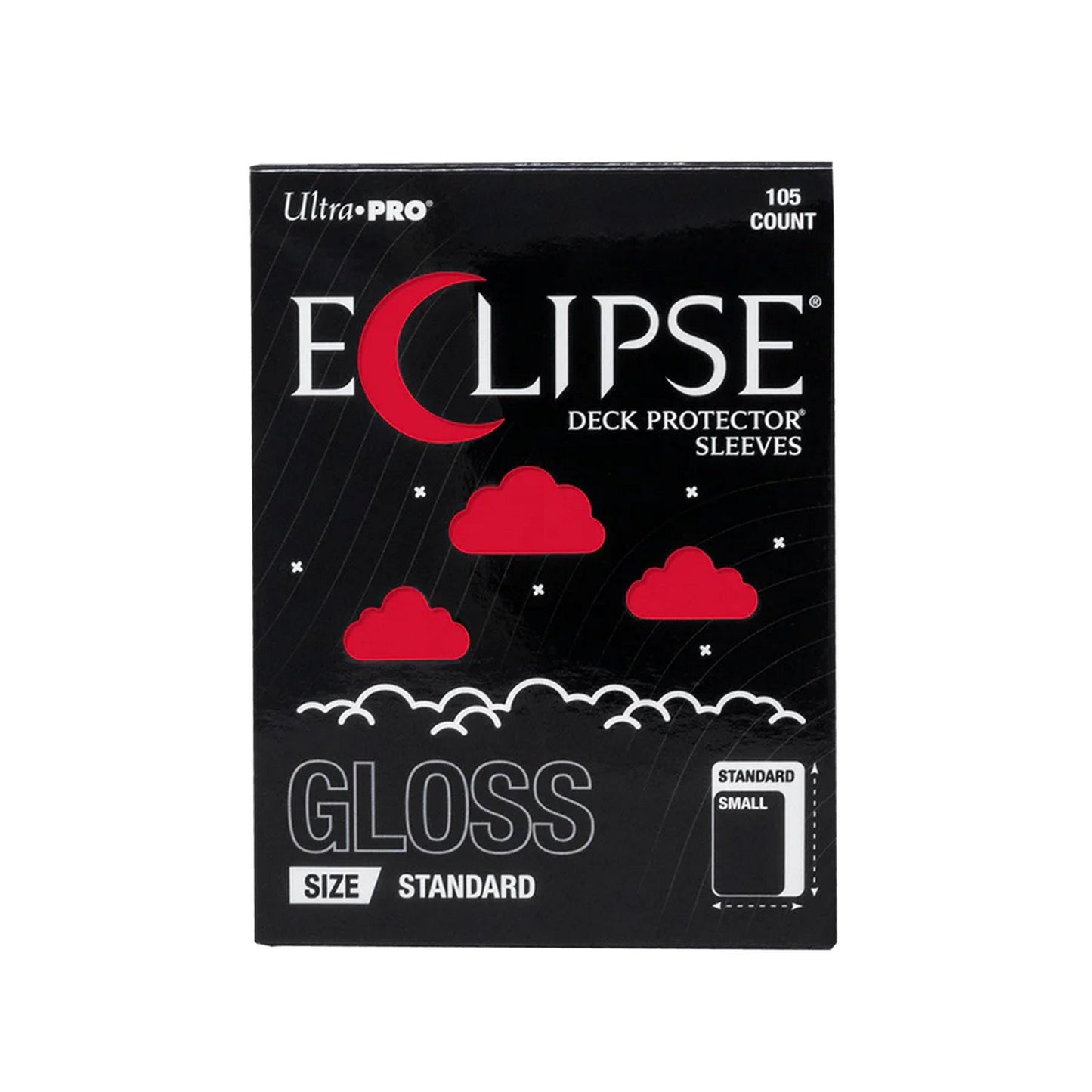 Ultra Pro: Eclipse Standard-Size Gloss Sleeves 105ct (Apple Red)
