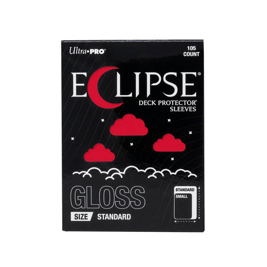 Ultra Pro: Eclipse Standard-Size Gloss Sleeves 105ct (Apple Red)