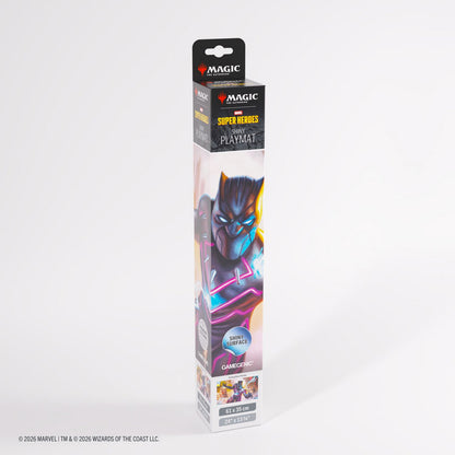 Gamegenic: Magic the Gathering | Marvel Super Heroes Shiny Playmat (Striking Black Panther)