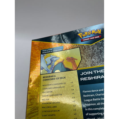 Pokemon: Reshiram & Charizard GX League Battle Deck #3 *See Pictures for Details*