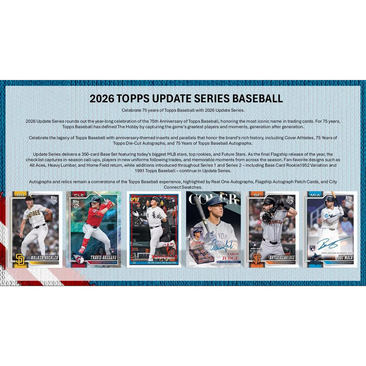 2026 Topps Update Series Baseball Jumbo Box