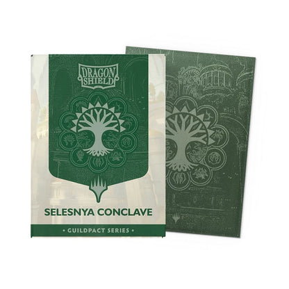 Dragon Shield: Guildpact Series - Matte Dual Art Standard Sleeves 100ct (Selesnya Conclave)