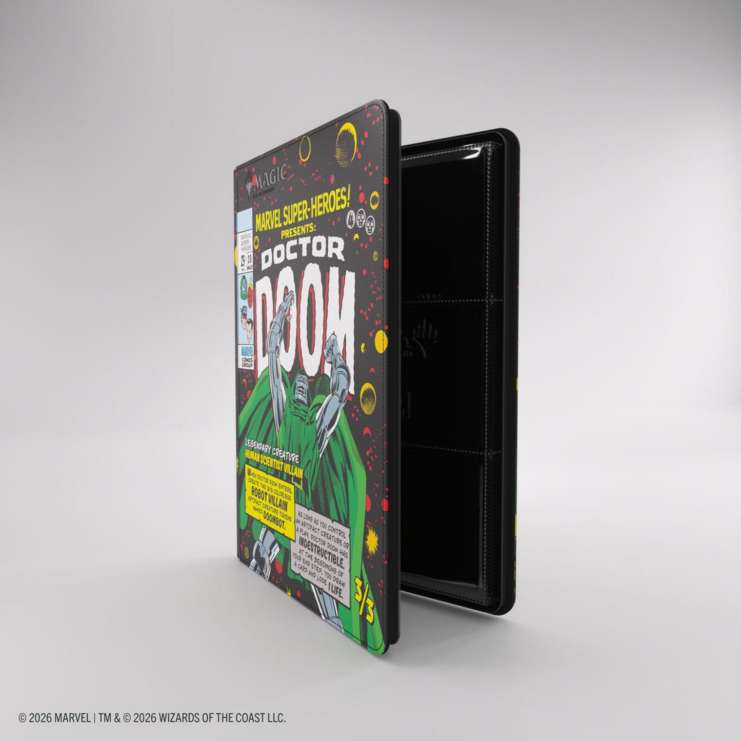 Gamegenic: Magic the Gathering | Marvel Super Heroes Zip-Up Album 18-Pocket (Doctor Doom)
