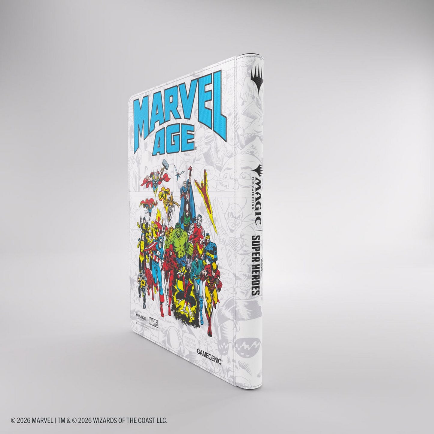 Gamegenic: Magic the Gathering | Marvel Super Heroes Zip-Up Album 18-Pocket (Marvel Age)