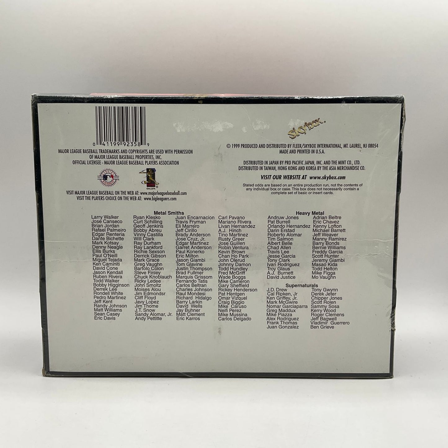 1999 Skybox Molten Metal Baseball Hobby Box