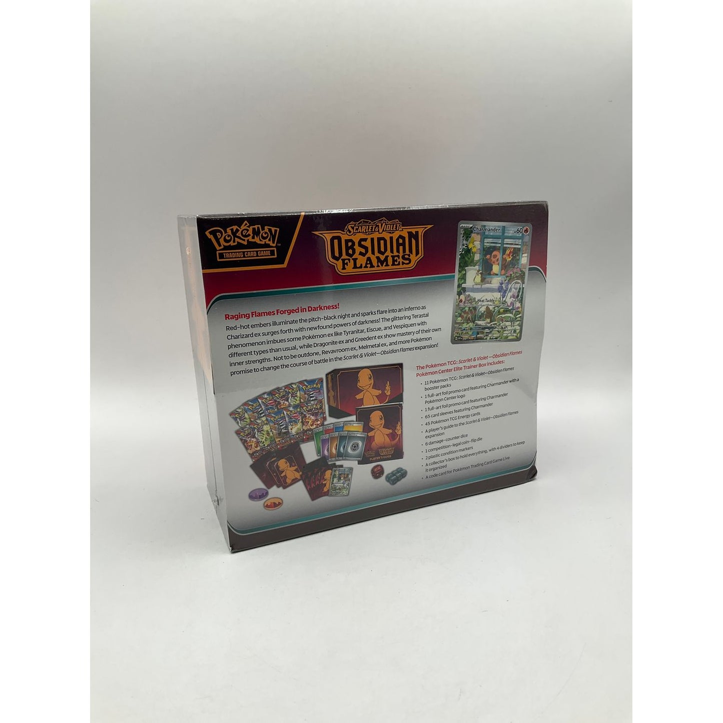 Pokemon: Scarlet & Violet Obsidian Flames Pokemon Center Elite Trainer Box #1 *See Pictures for Condition*
